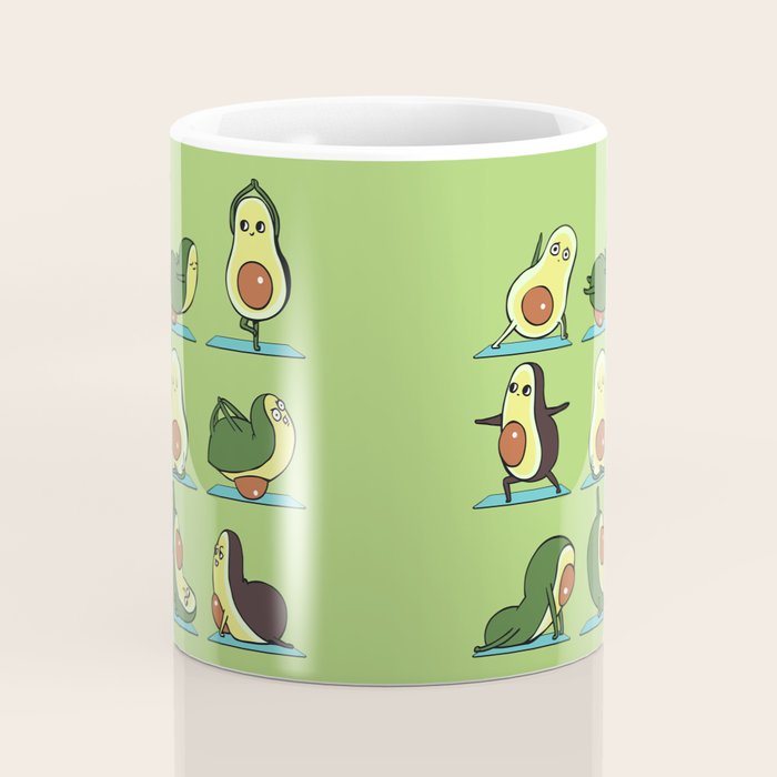 Avocado Yoga Coffee Mug Gallery Image 4