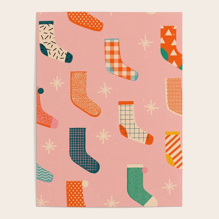 Christmas socks Poster Gallery Image 1
