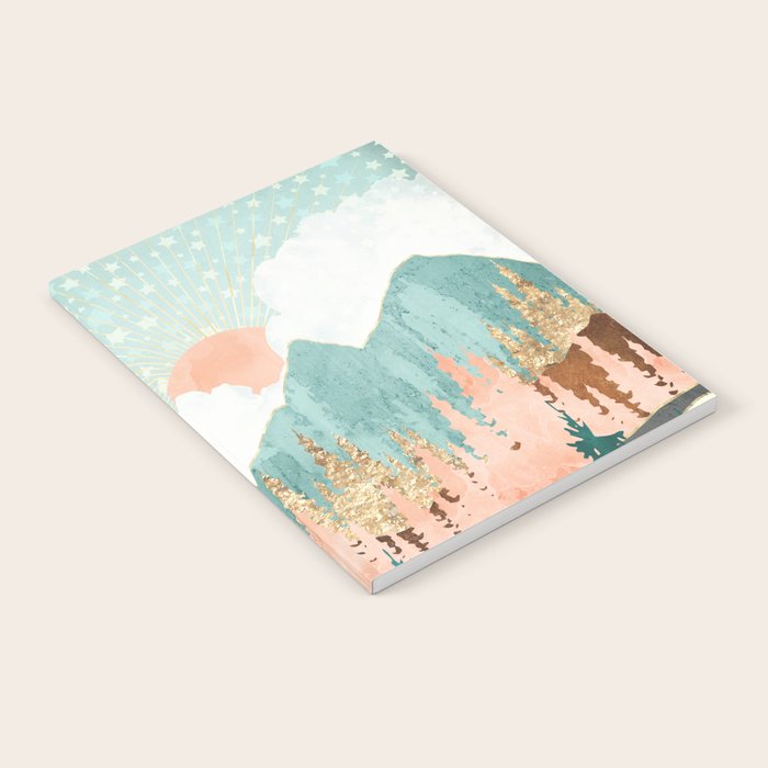 Winter Forest Vista Notebook Gallery Image 1