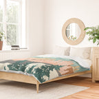 Winter Forest Vista Duvet Cover Gallery Image 2
