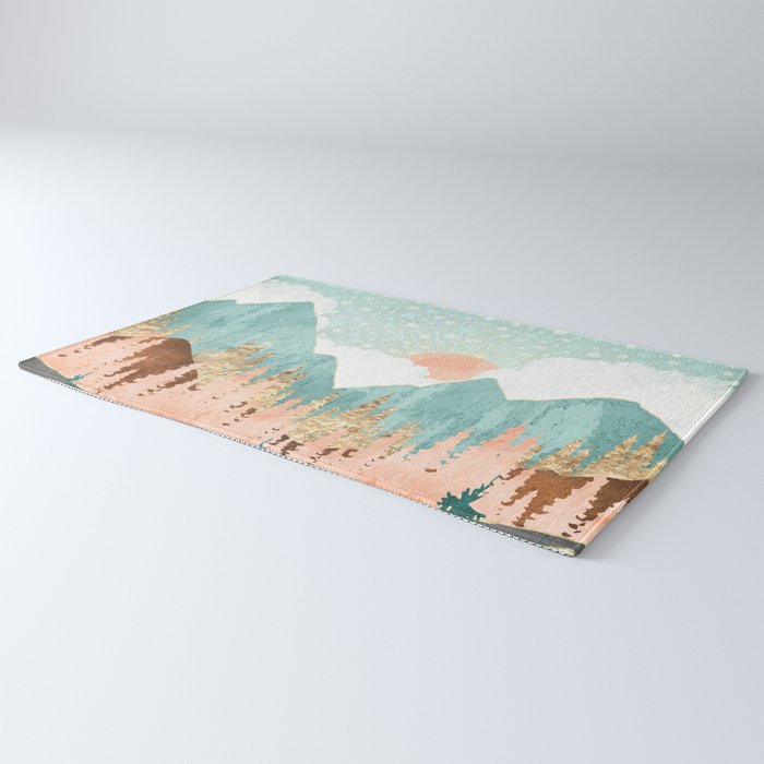 Winter Forest Vista Rug Gallery Image 3