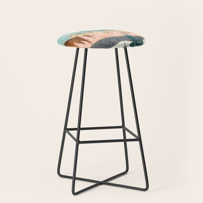 Winter Forest Vista Stool Gallery Image 1