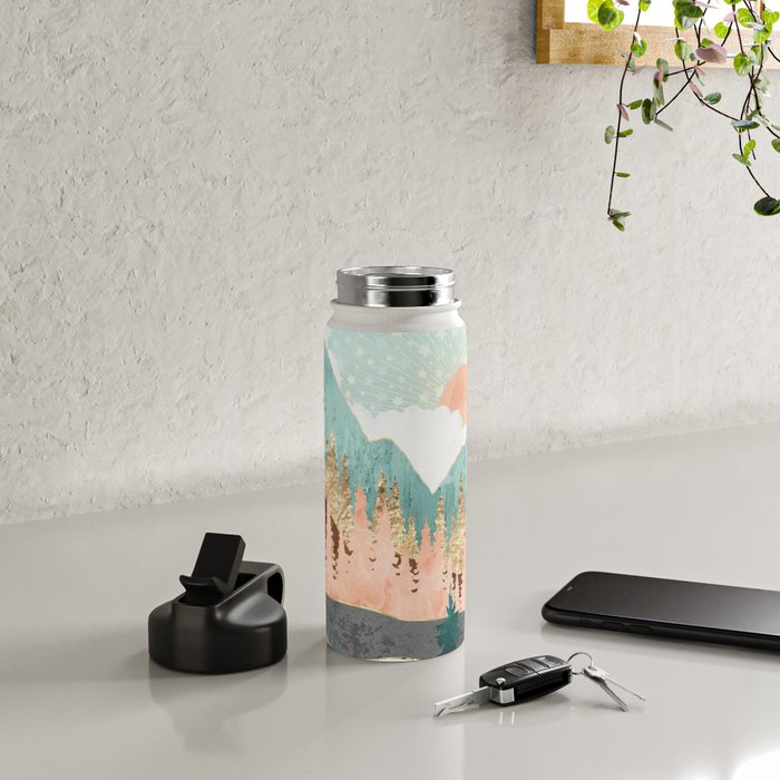 Winter Forest Vista Water Bottle Gallery Image 4