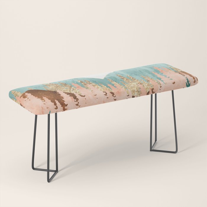 Winter Forest Vista Bench Gallery Image 1