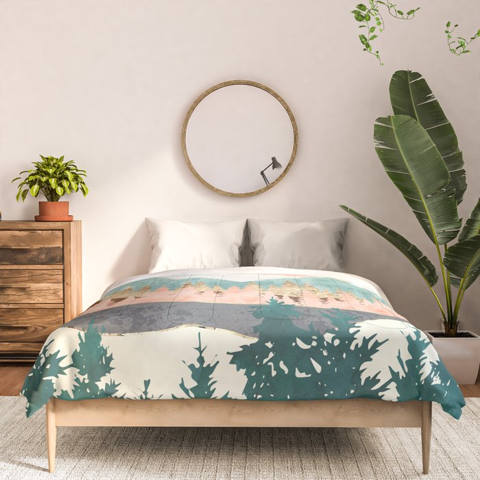 Winter Forest Vista Comforter Gallery Image 3