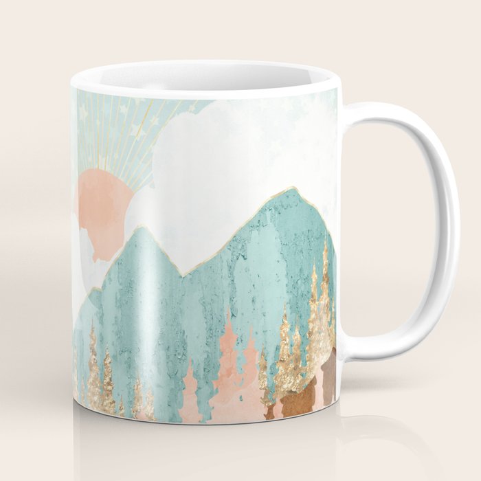 Winter Forest Vista Coffee Mug Gallery Image 1