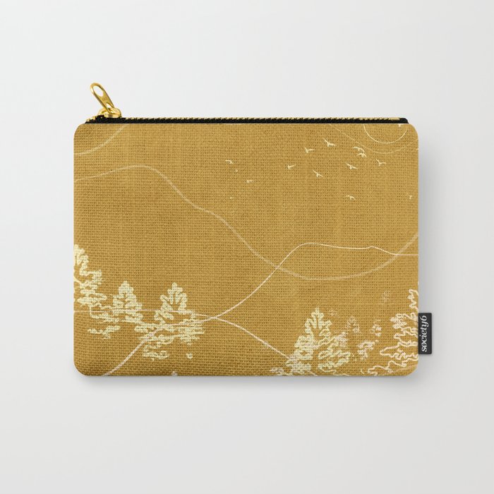 Minimalist Landscape Line Art III Carry All Pouch Gallery Image 1
