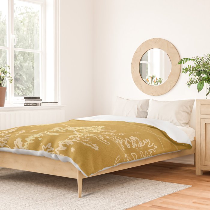 Minimalist Landscape Line Art III Duvet Cover Gallery Image 2