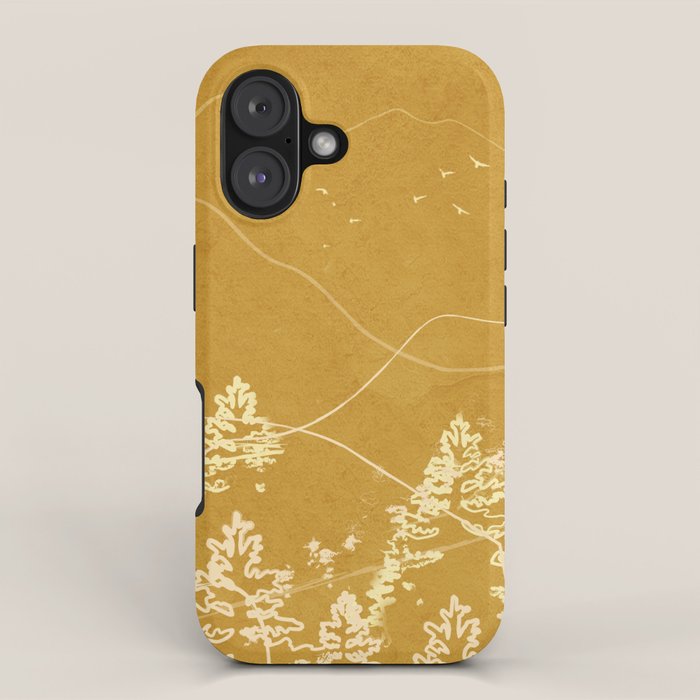 Minimalist Landscape Line Art III iPhone Case Gallery Image 1