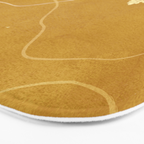 Minimalist Landscape Line Art III Bath Mat Gallery Image 3