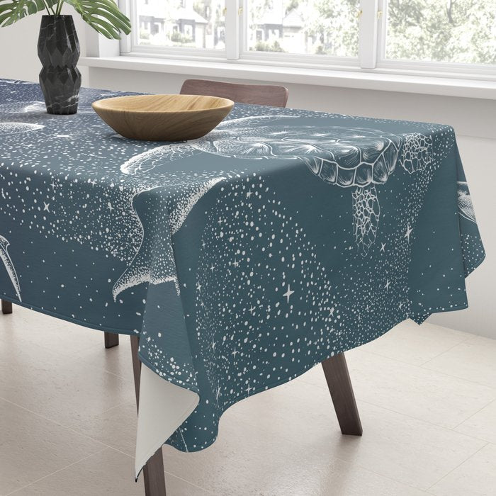 Cosmic Ocean  COLOR GRAD -  turquoise Tablecloth Gallery Image 3