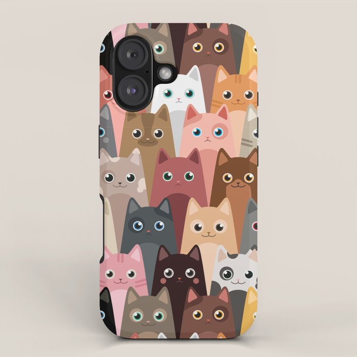 Cats Pattern iPhone Case Gallery Image 1
