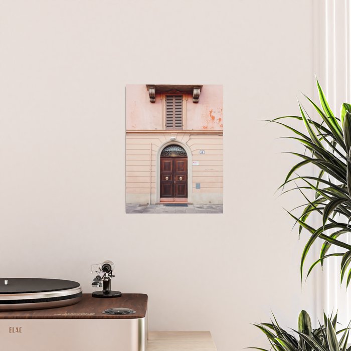 Bologna front door | Travel photography Italy | Pastel tones poster print Poster Gallery Image 2