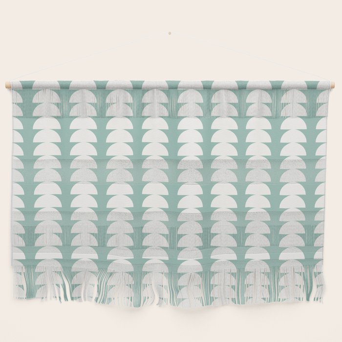 Maude Pattern - Teal Green Wall Hanging Gallery Image 1