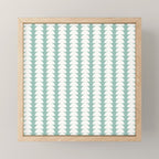 Maude Pattern - Teal Green Mini Art Print Gallery Image 1