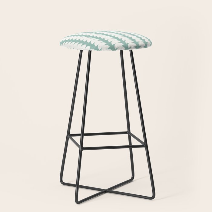 Maude Pattern - Teal Green Stool Gallery Image 1