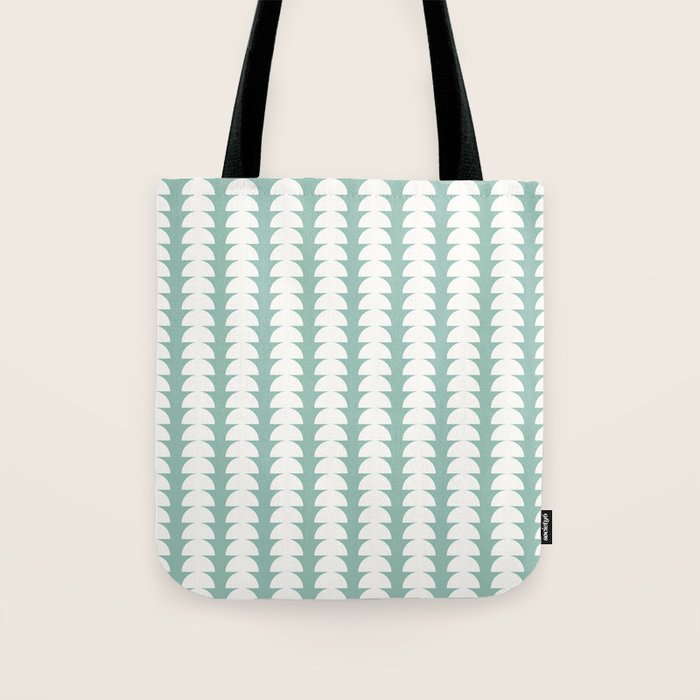 Maude Pattern - Teal Green Tote Bag Gallery Image 1