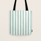Maude Pattern - Teal Green Tote Bag Gallery Image 1