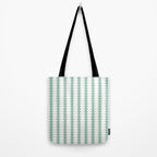 Maude Pattern - Teal Green Tote Bag Gallery Image 2