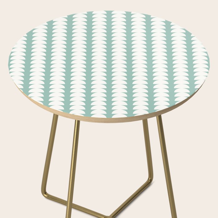 Maude Pattern - Teal Green Side Table Gallery Image 2