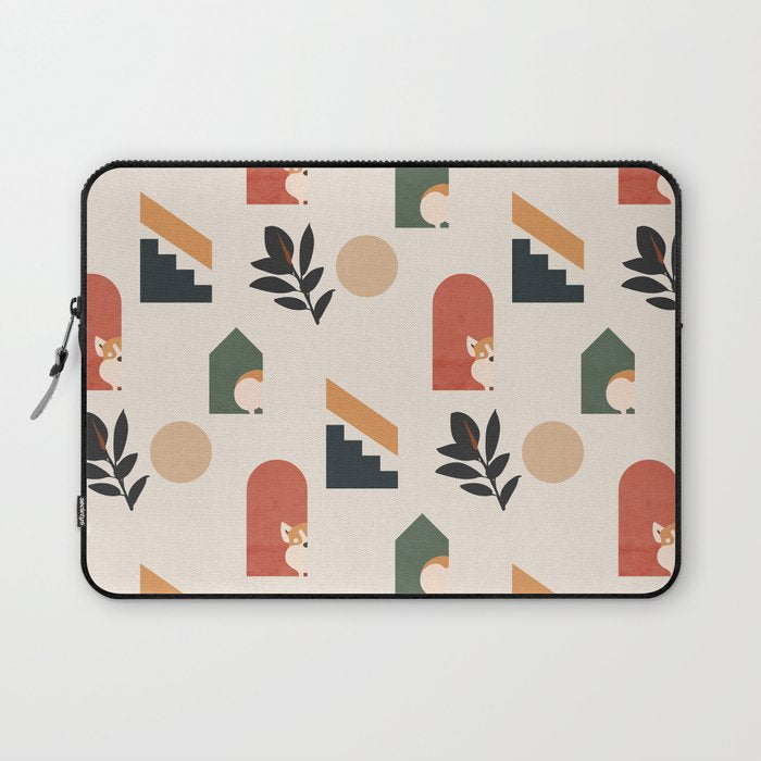 Hide and Seek Corgi Laptop Sleeve Gallery Image 1