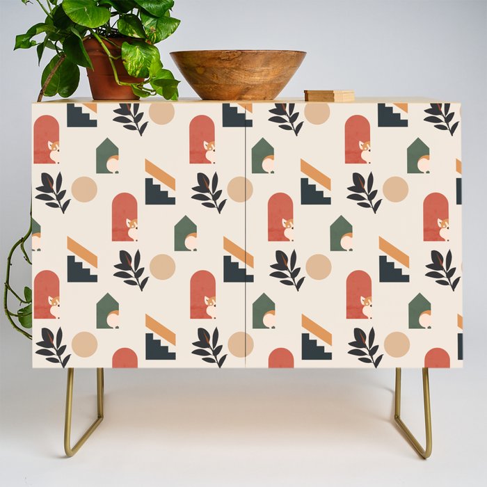 Hide and Seek Corgi Credenza Gallery Image 1