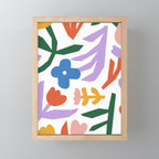 Retro spring flower nature drawing Mini Art Print Gallery Image 1