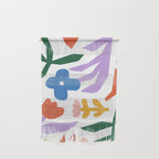 Retro spring flower nature drawing Wall Hanging Gallery Image 1