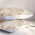 Marigold - faded terracotta and olive Pillow Sham Gallery Image 3