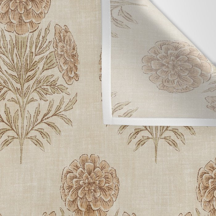 Marigold - faded terracotta and olive Wall Tapestry Gallery Image 3