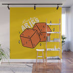 Aries Dice Wall Mural Gallery Image 1