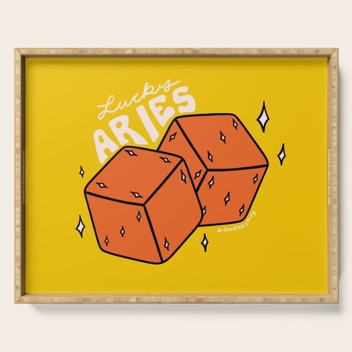 Aries Dice Serving Tray Gallery Image 1