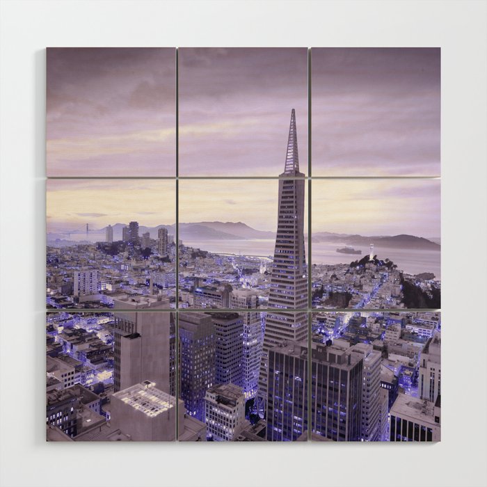 SAN FRANCISCO VII Wood Wall Art Gallery Image 1