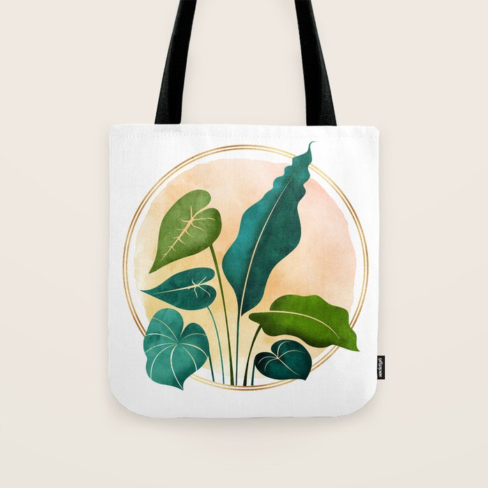 Opening Act Tropical Greenery Tote Bag Gallery Image 1