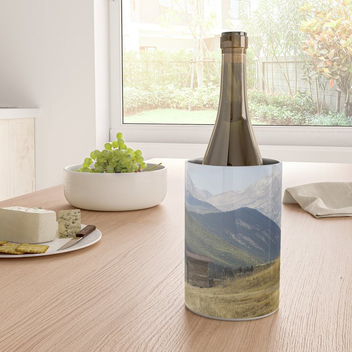 Montana Mountain Landscape Photography x Cabin Wall Art Wine Chiller Gallery Image 4