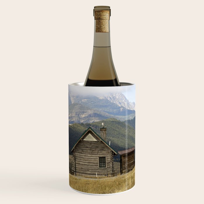 Montana Mountain Landscape Photography x Cabin Wall Art Wine Chiller Gallery Image 2