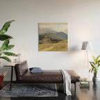 Montana Mountain Landscape Photography x Cabin Wall Art Wood Wall Art Gallery Image 2