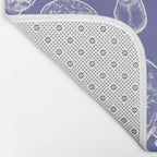 Veri Peri Periwinkle Manatees Bath Mat Gallery Image 2