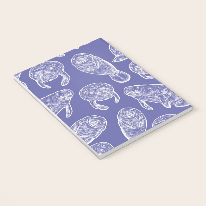 Veri Peri Periwinkle Manatees Notebook Gallery Image 3