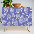 Veri Peri Periwinkle Manatees Credenza Gallery Image 1