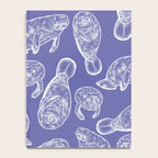 Veri Peri Periwinkle Manatees Notebook Gallery Image 4