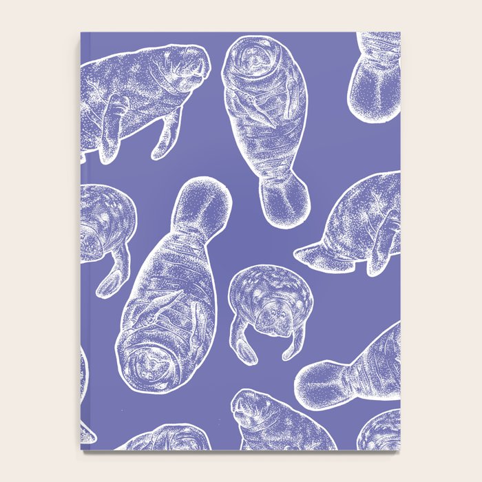 Veri Peri Periwinkle Manatees Notebook Gallery Image 4