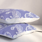Veri Peri Periwinkle Manatees Pillow Sham Gallery Image 3