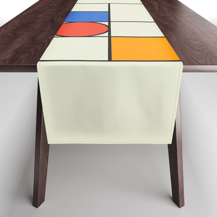 Bauhaus Blocks 02 Table Runner Gallery Image 1