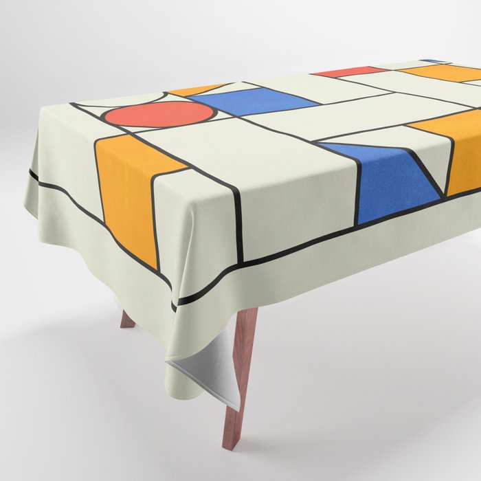 Bauhaus Blocks 02 Tablecloth Gallery Image 1