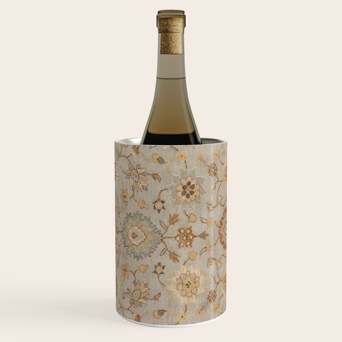 Antique Persian Floral Medallion Vector Painting Wine Chiller Gallery Image 3