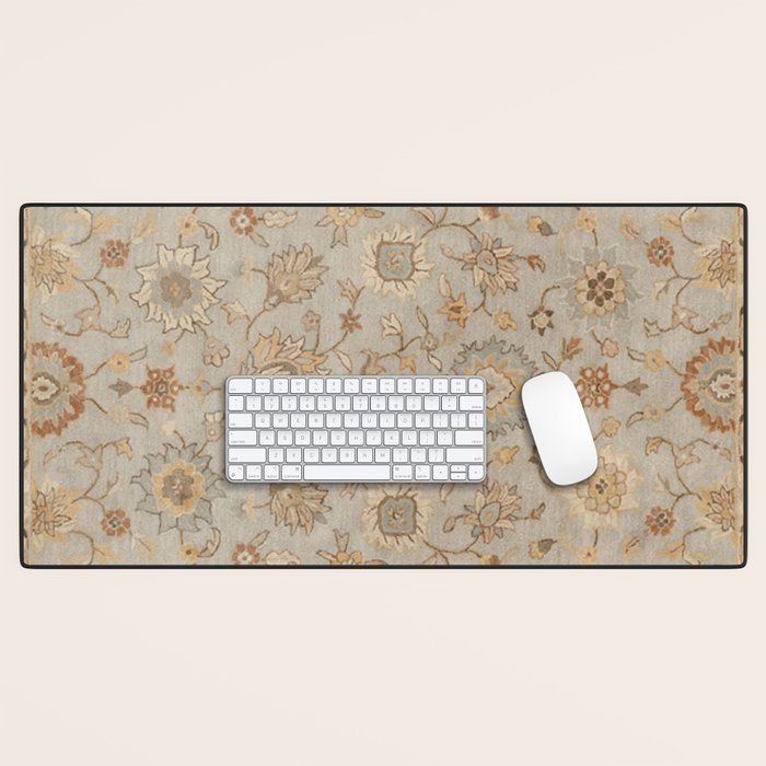 Antique Persian Floral Medallion Vector Painting Desk Mat Gallery Image 1