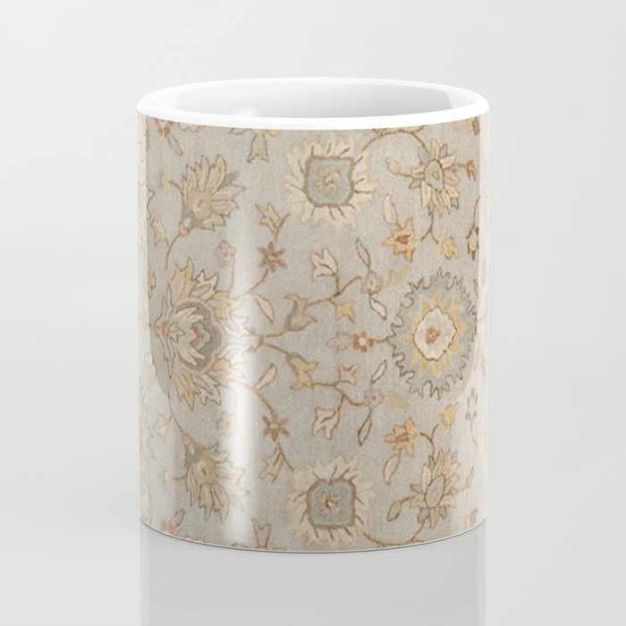 Antique Persian Floral Medallion Vector Painting Coffee Mug Gallery Image 4