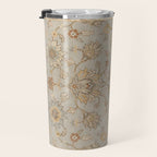 Antique Persian Floral Medallion Vector Painting Travel Mug Gallery Image 3