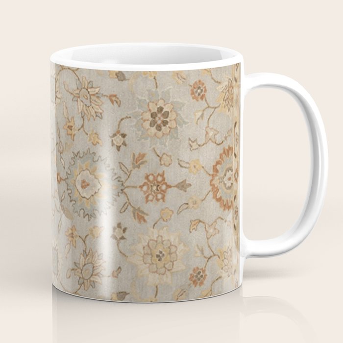 Antique Persian Floral Medallion Vector Painting Coffee Mug Gallery Image 1